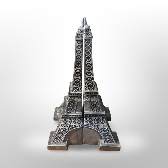 Other - Vintage Eiffel Tower Bookends Paris‎ France Souvenir Desk Decor Set